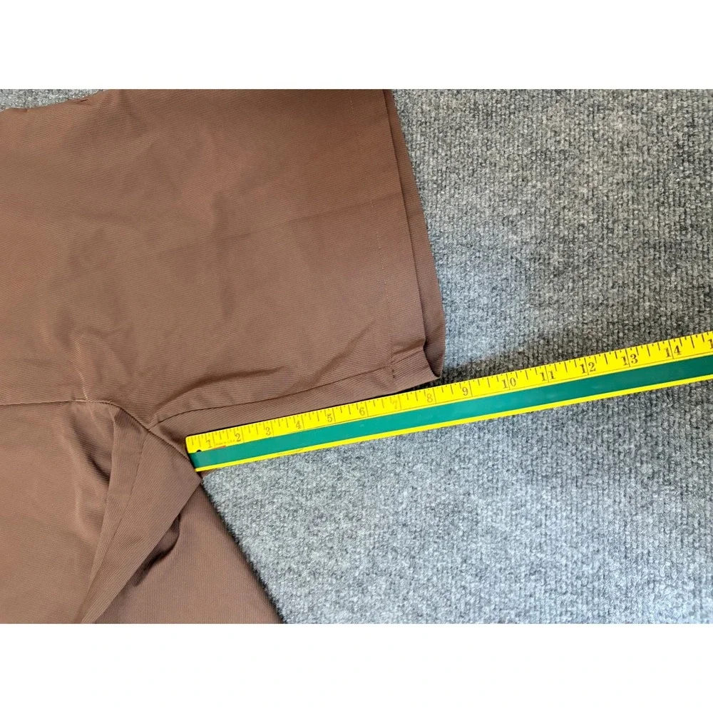 Peter Millar Crown Sport Mens 36 Brown Performance Golf Shorts Wicking Polyester